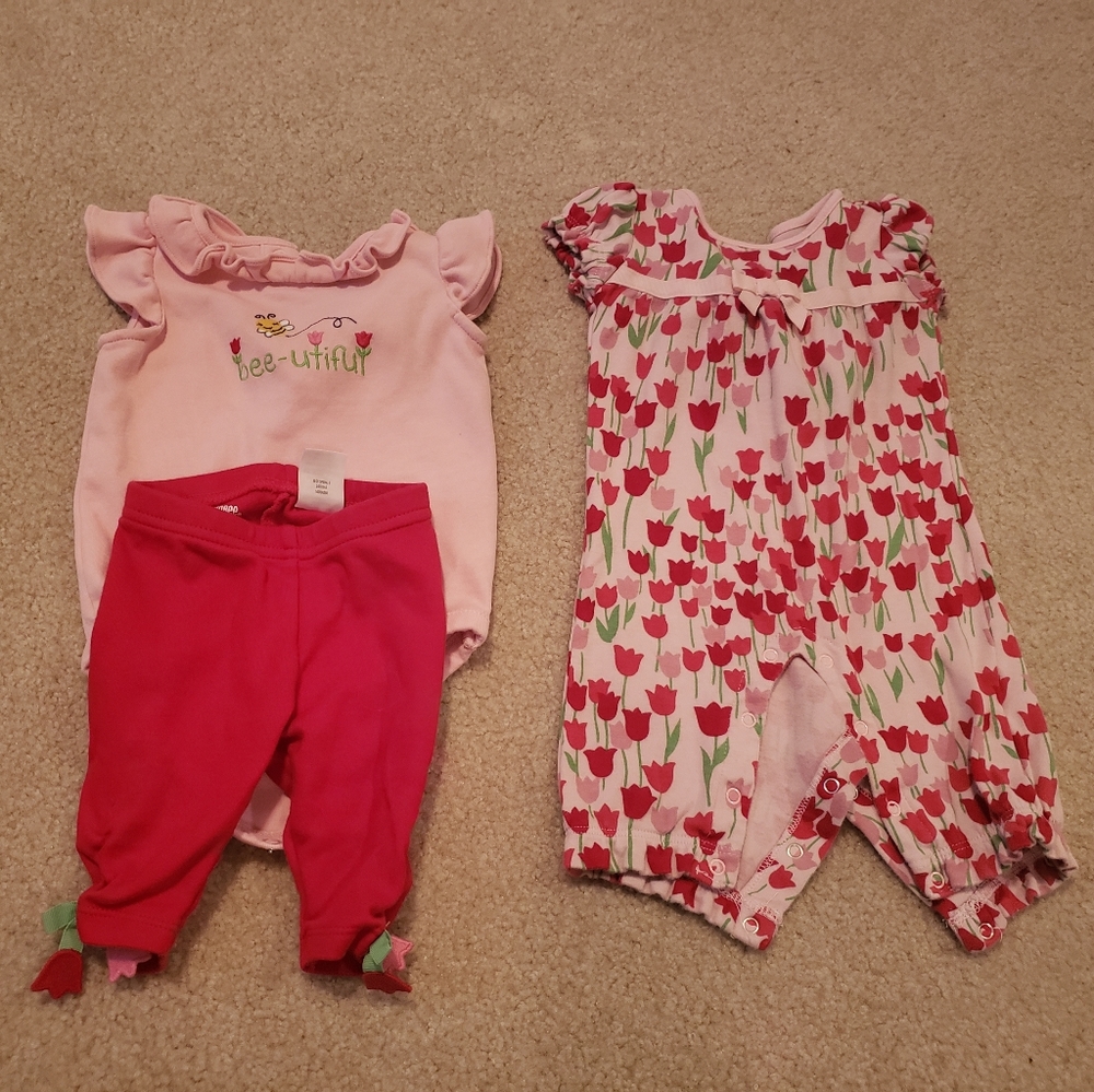 Gymboree tulip outfits